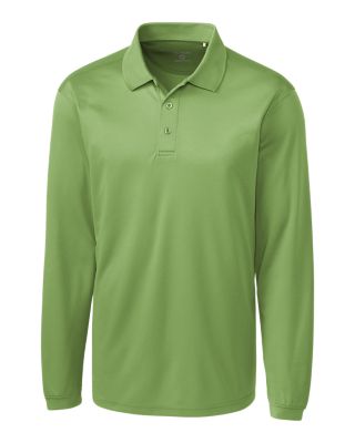 Clique Ice Pique Mens Long Sleeve Tech Polo