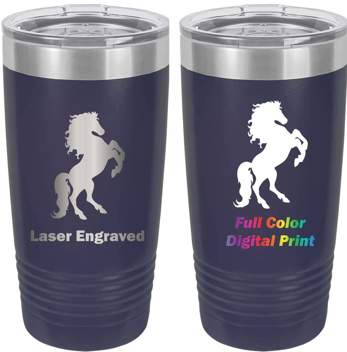 20 Oz. Polar Camel Ringneck Stainless Steel Tumbler w/Slider Lid