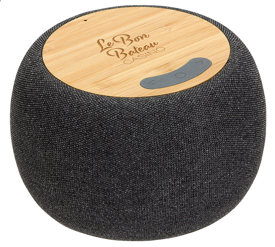 Empire Bamboo Wireless Speaker with 5W Wireless Charger