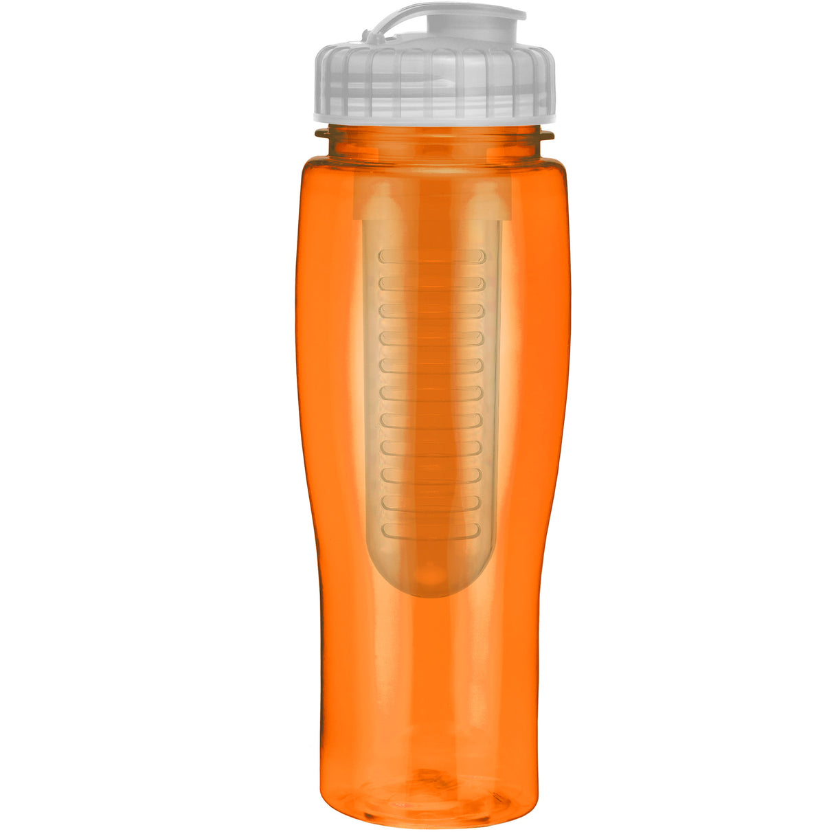 Translucent Orange/Clear Lid