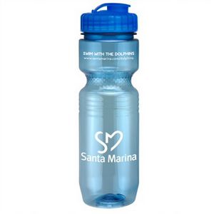 26 Oz. Translucent Jogger Bottle with Flip Top Lid