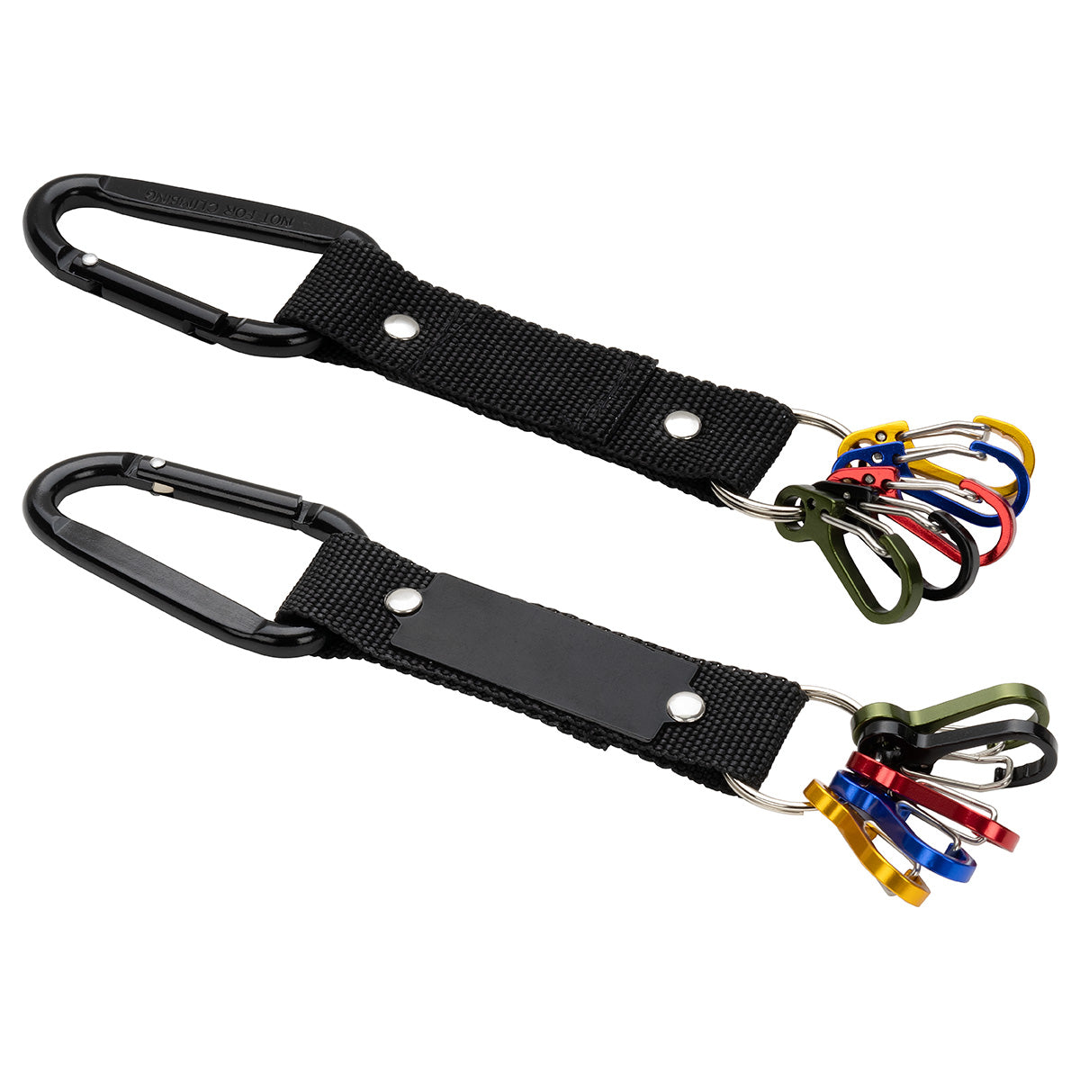 Aluminum Carabiner Strap with Color-Code Key Clips