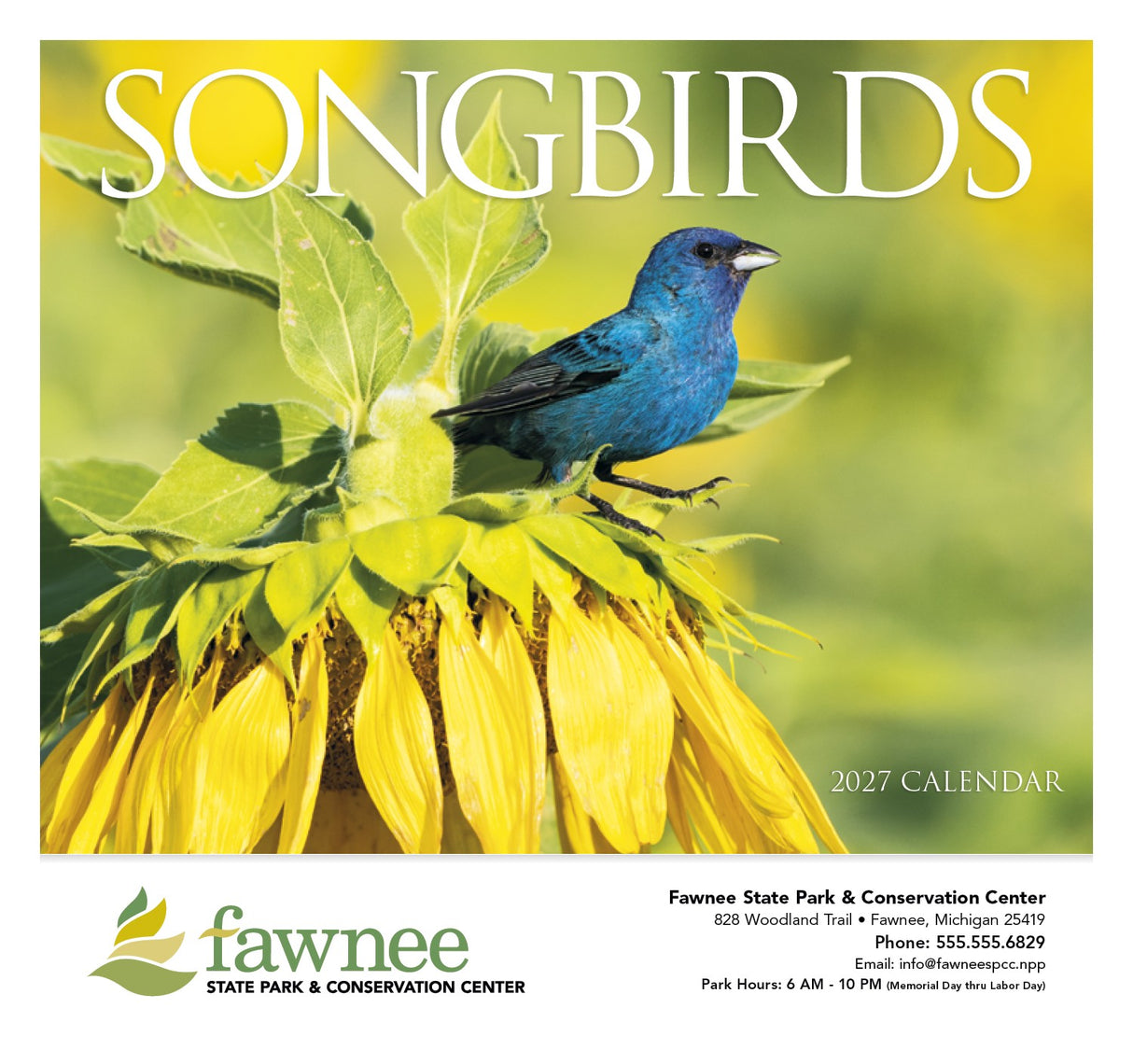 HotLine Products Songbirds Appointment Calendar - Stapled cover image