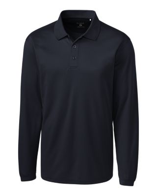 Clique Ice Pique Mens Long Sleeve Tech Polo