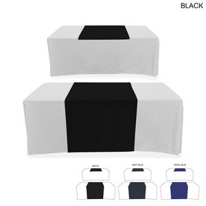 Polycotton Twill Table Runner, 30x60, Covers Front and Top of the table, Blank only