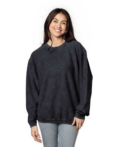 CHICKA D Ladies' Corded Crew Sweatshirt
