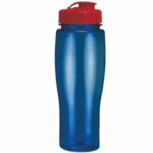 Translucent Blue/Red Lid Blank