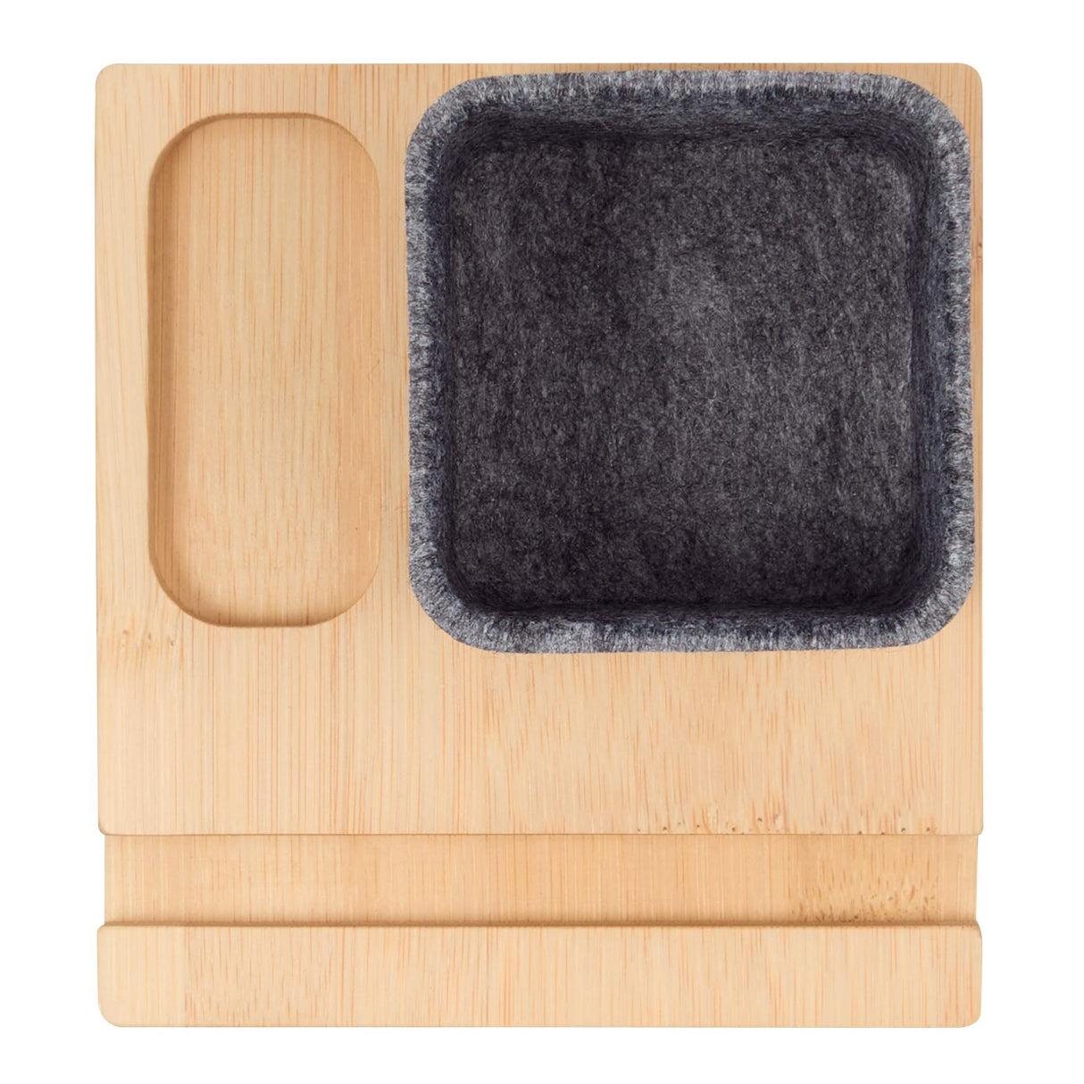 Recycled Felt & Bamboo Pen Holder