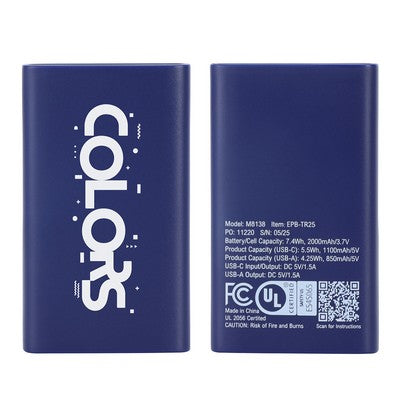 Triumph 2000mAh UL-Listed Power Bank