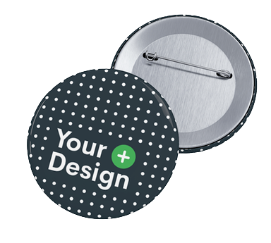 000001 Custom Round Button Pins