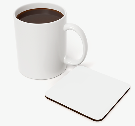 0000001 Custom Cork Back Coaster