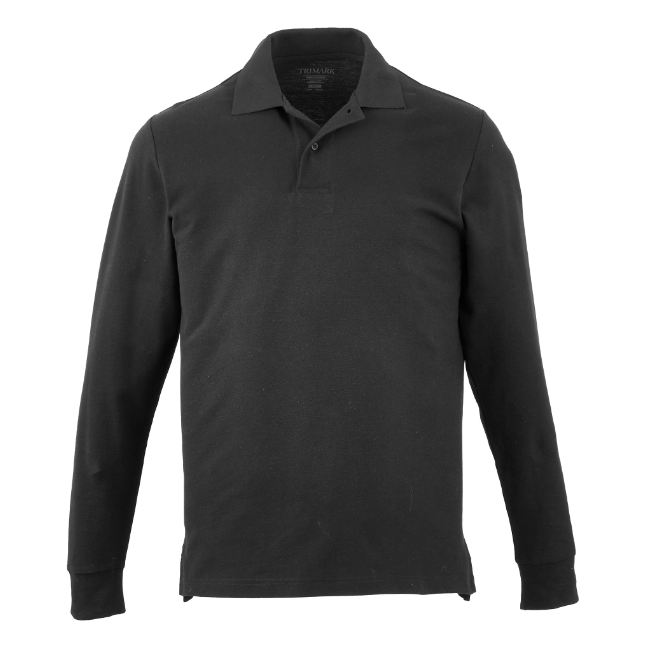 Men's PALO Long Sleeve 100% Cotton Pique Polo