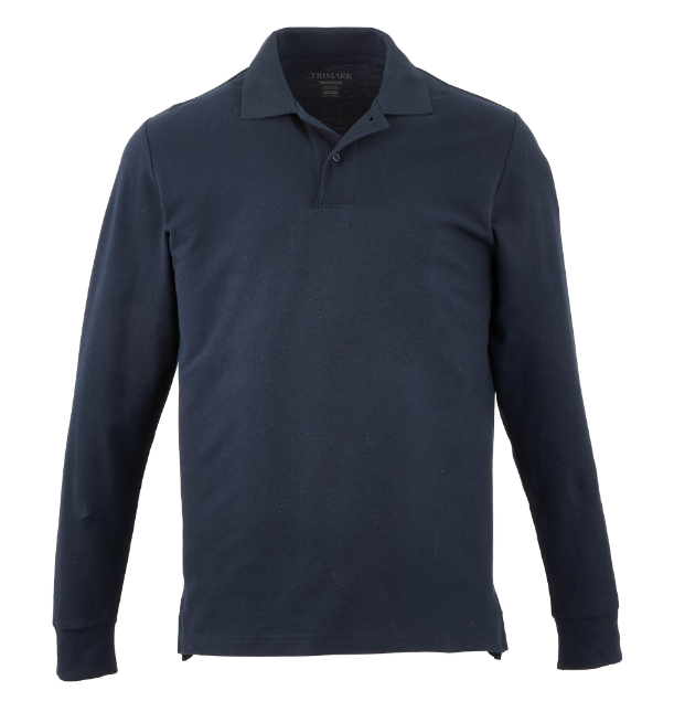 Men's PALO Long Sleeve 100% Cotton Pique Polo