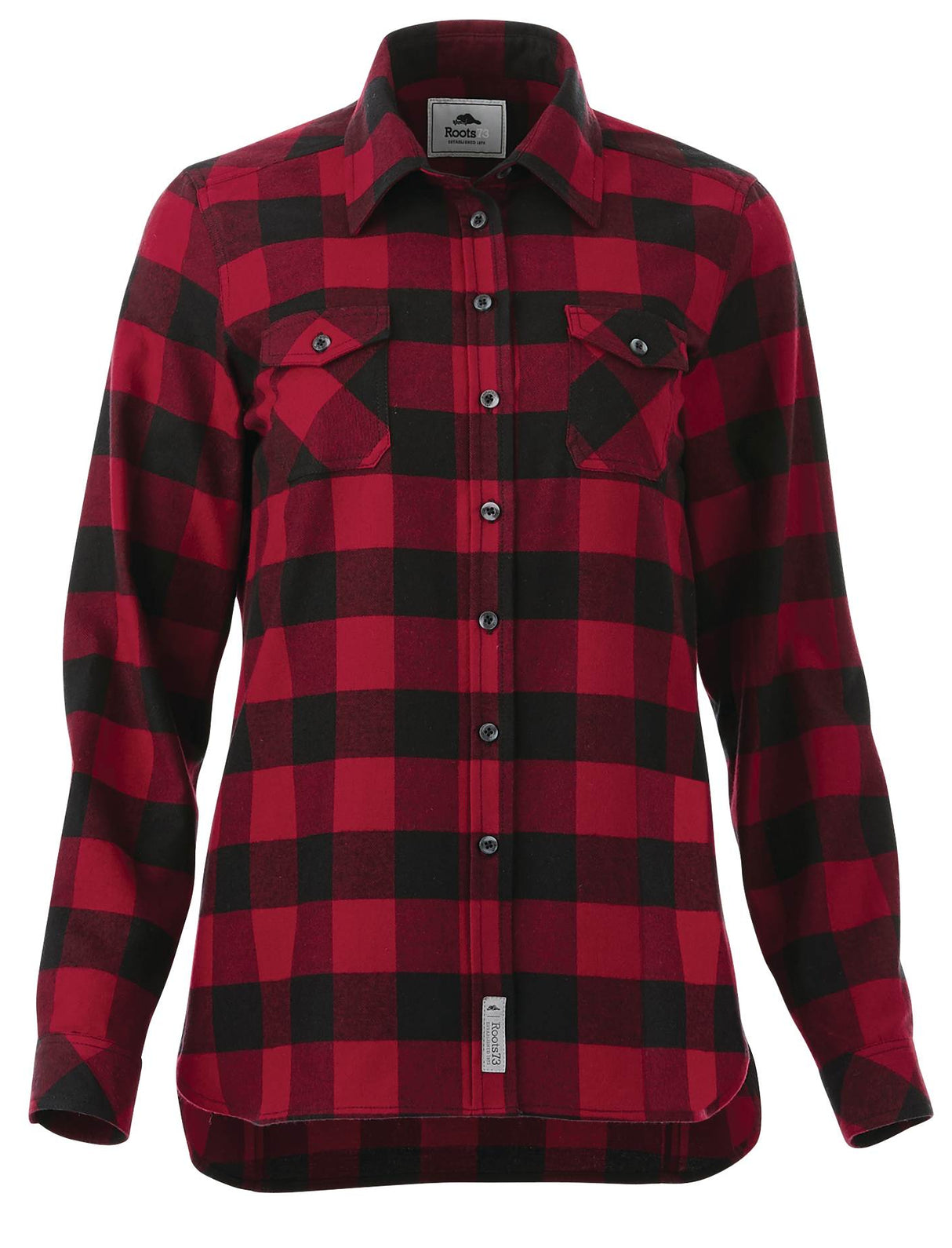 Women's SPRUCELAKE Roots73 Long Sleeve Button Up Flannel Shirt