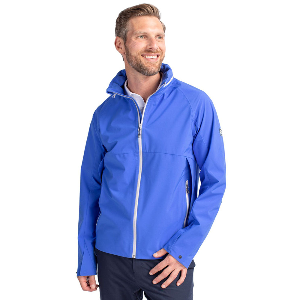 Cutter & Buck Vapor Water Repellent Stretch Mens Full Zip Rain Jacket