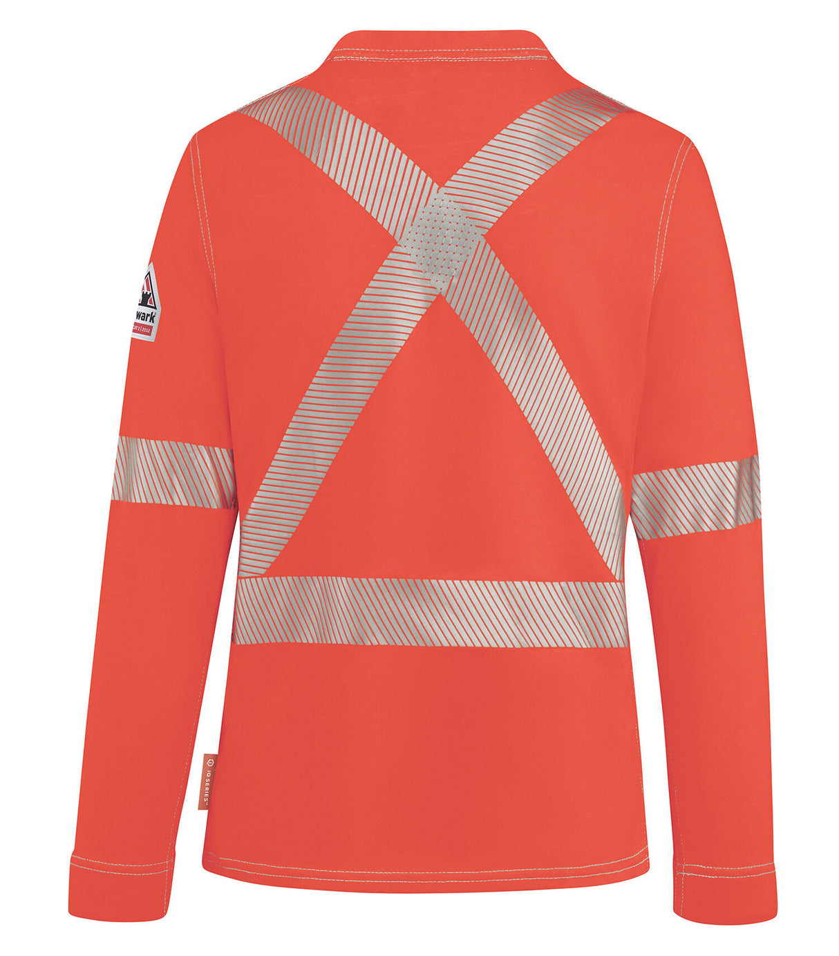 BULWARK® FR iQ SERIES® WOMEN’S COMFORT KNIT TEE WITH REFLECTIVE TRIM