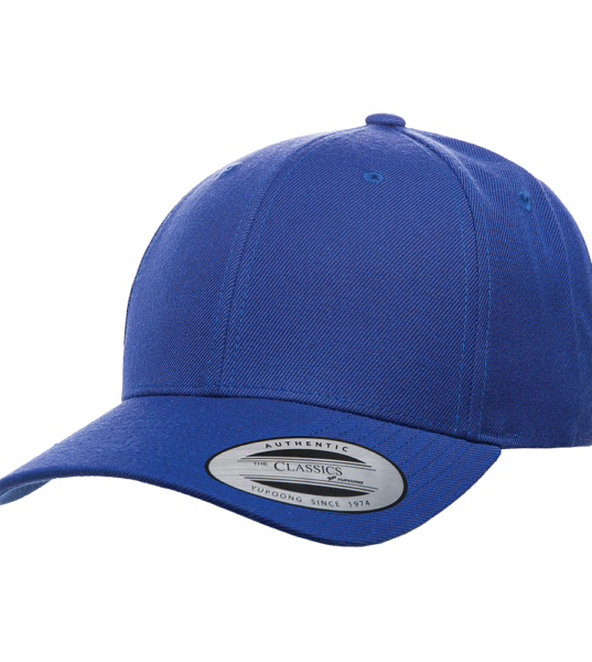 000434 Yupoong Premium Curved Visor Snapback Cap