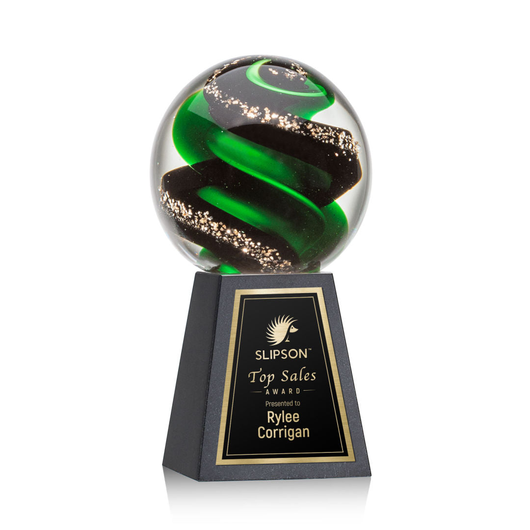 Zodiac Award on Tall Marble