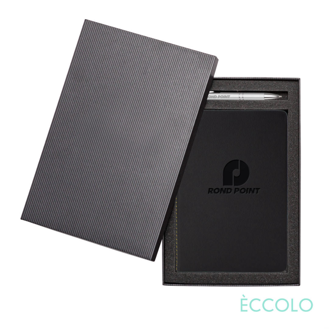 Eccolo® New Wave Journal/Clicker Pen Gift Set - (M)