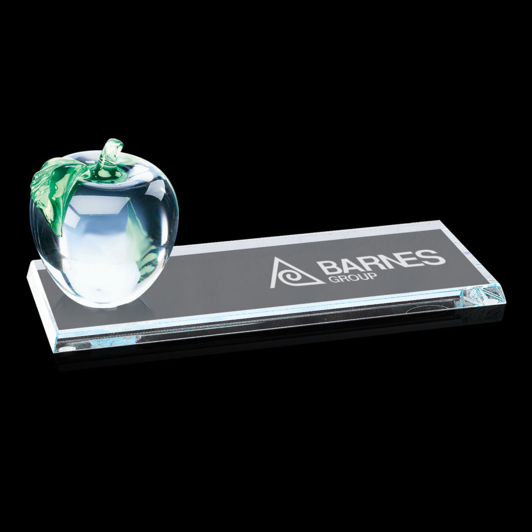 Apple Award on Clear Base