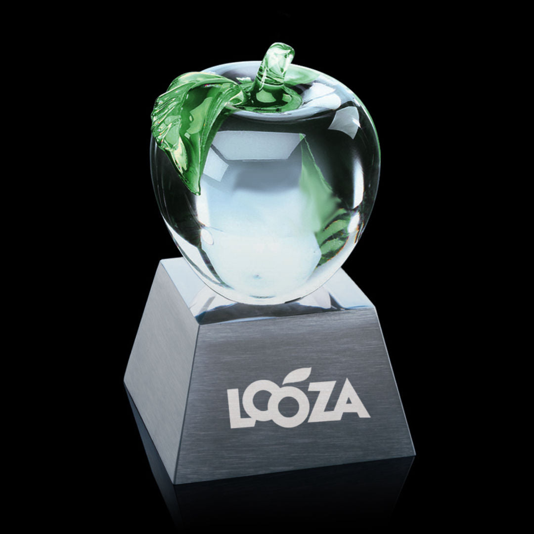 Apple Award on Aluminum Base