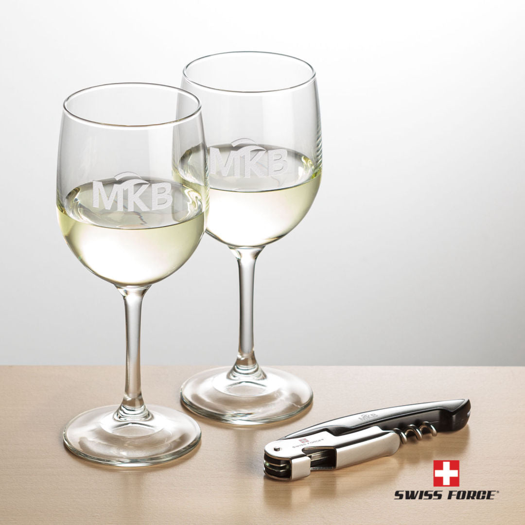 Swiss Force® Opener & 2 Burton Wine