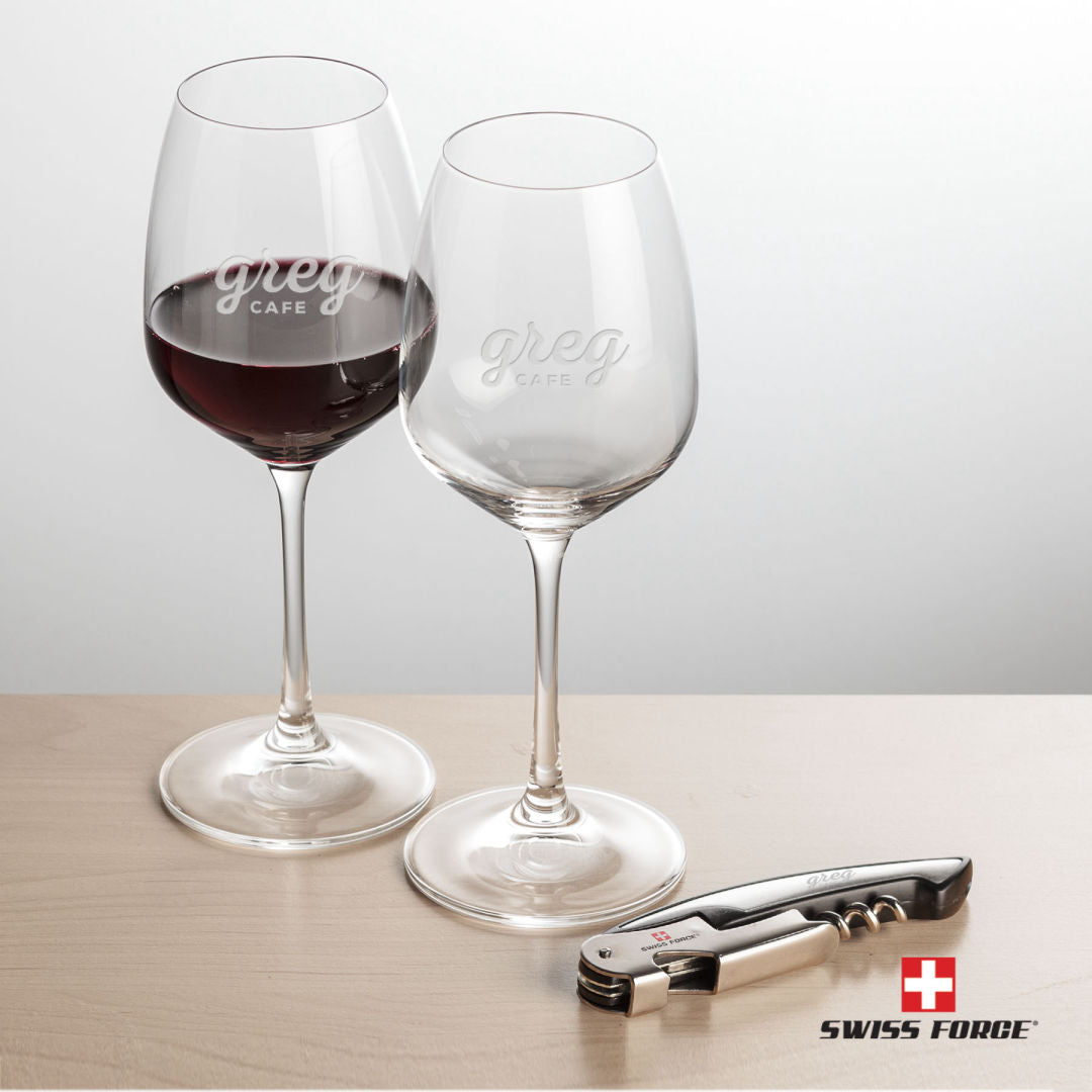 Swiss Force® Opener & 2 Oldham Wine
