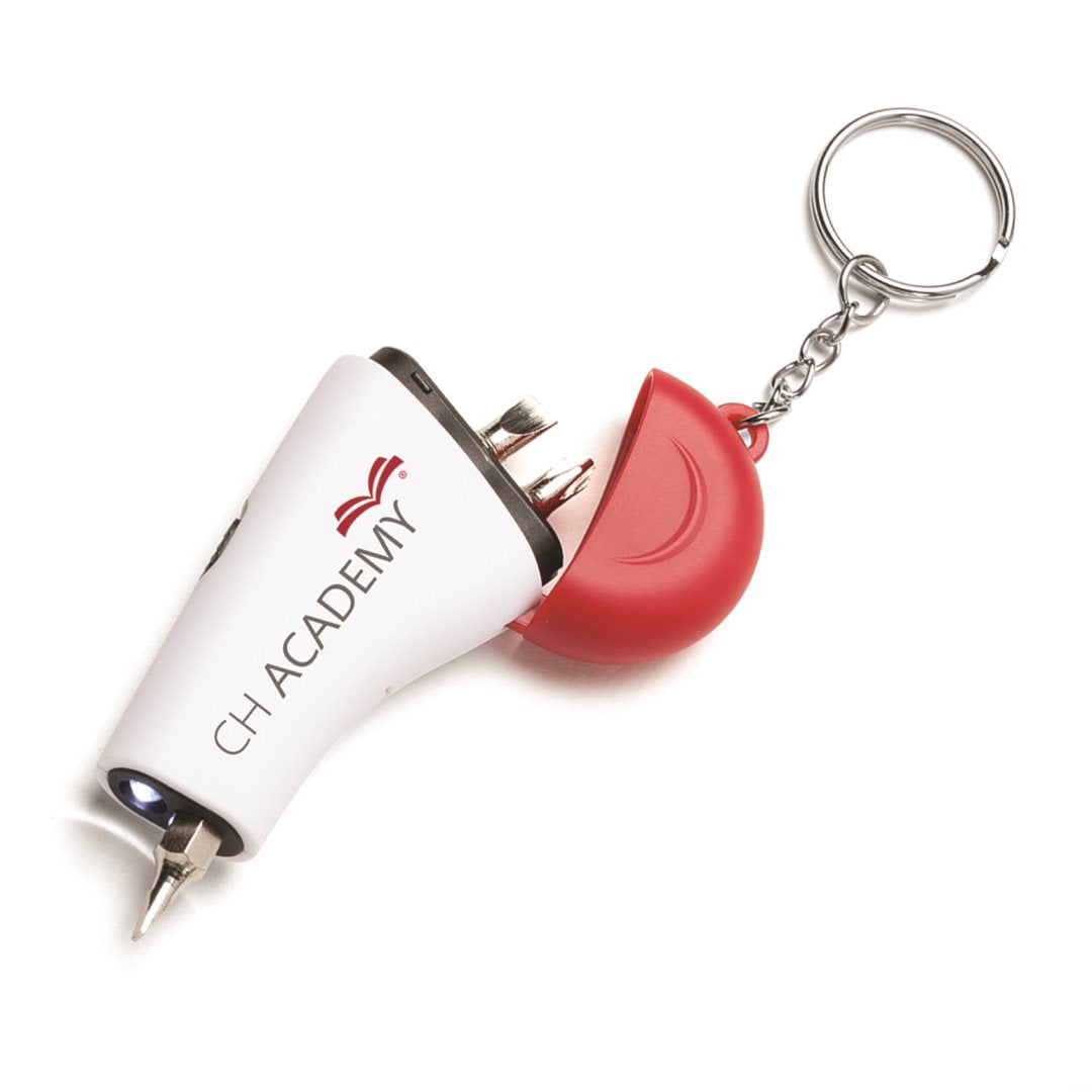 Edmund LED Keychain with Screwdriver