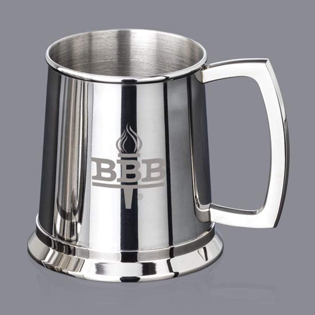 Bowen Beer Tankard - Polished - 20oz
