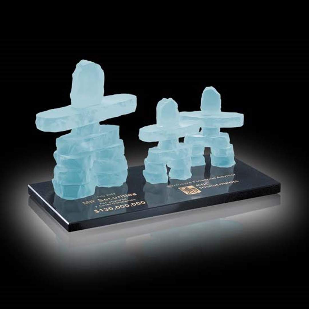Family of 3 on Marble