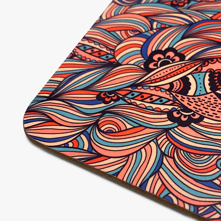 0000001 Custom Cork Back Coaster