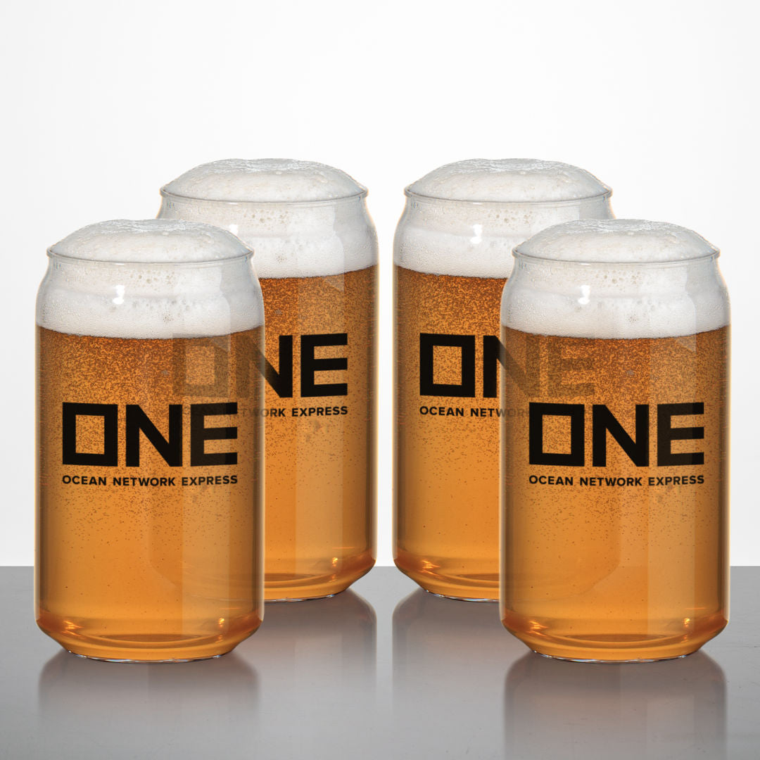 Poolside Acrylic Can Beer Glass - 16oz (Set of 4)