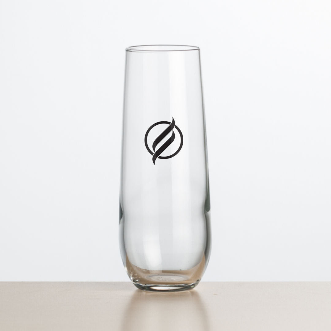 Ossington Stemless Flute - Imprinted 8oz