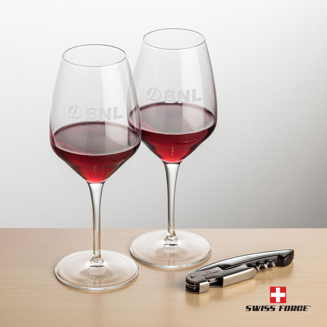 Swiss Force® Opener & 2 Brunswick Wine