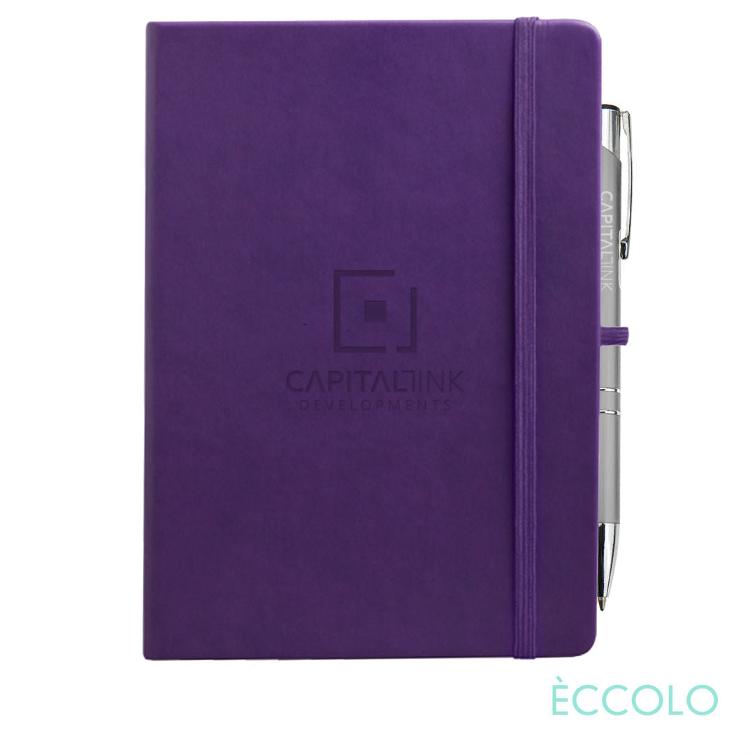 Eccolo® Cool Journal/Clicker Pen - (L)