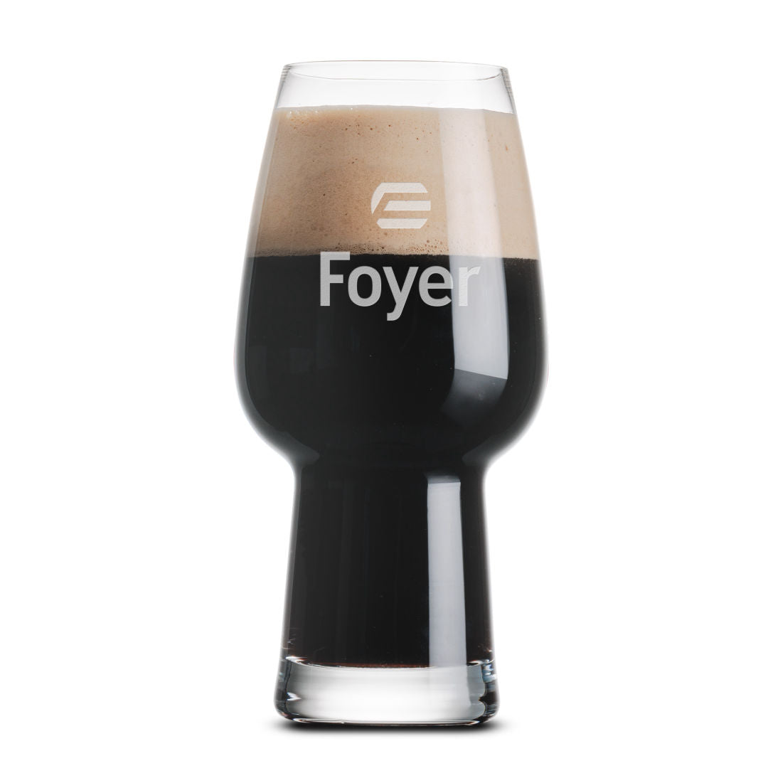 Bremen IPA Beer Glass 13.5oz - Deep Etch