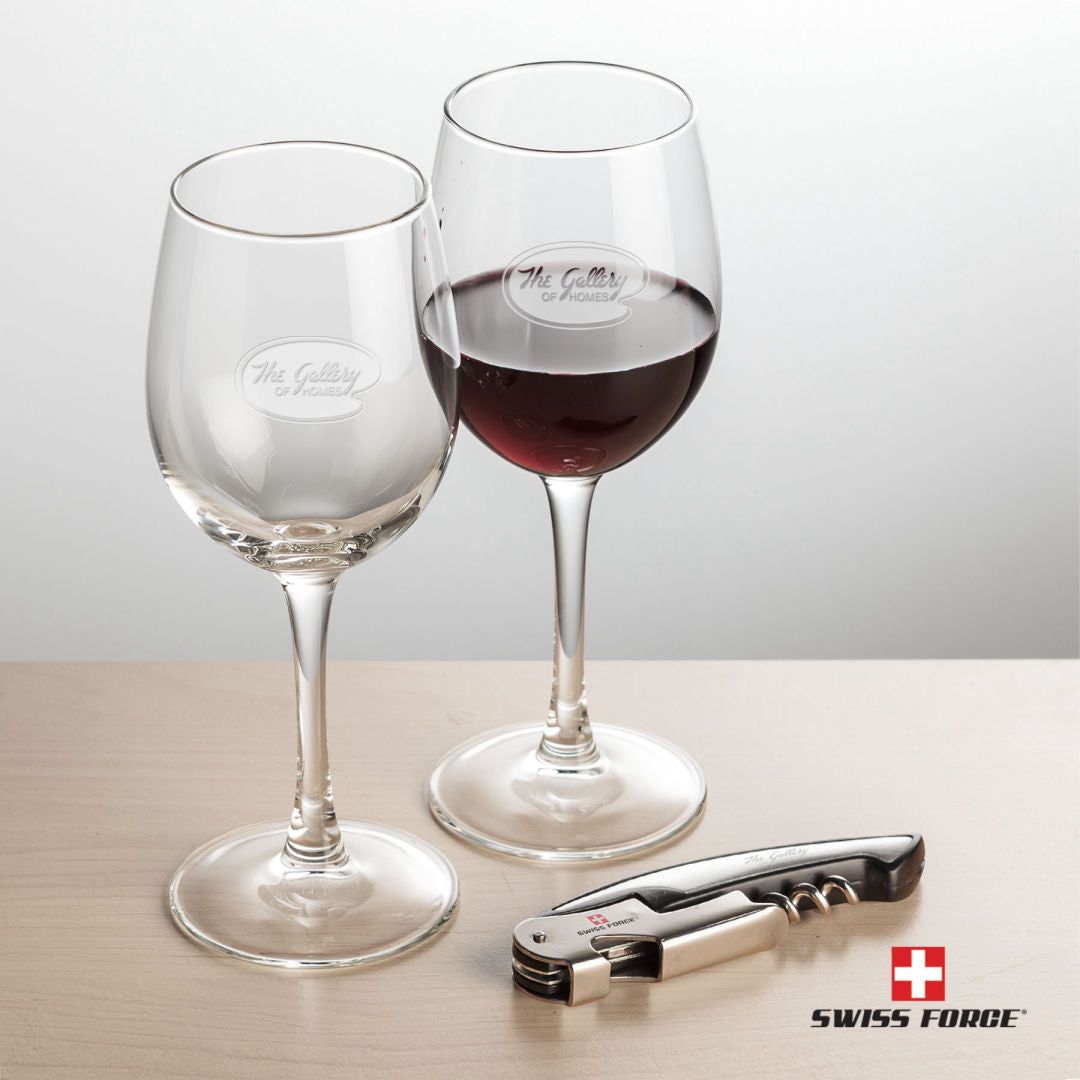 Swiss Force® Opener & 2 Connoisseur Wine