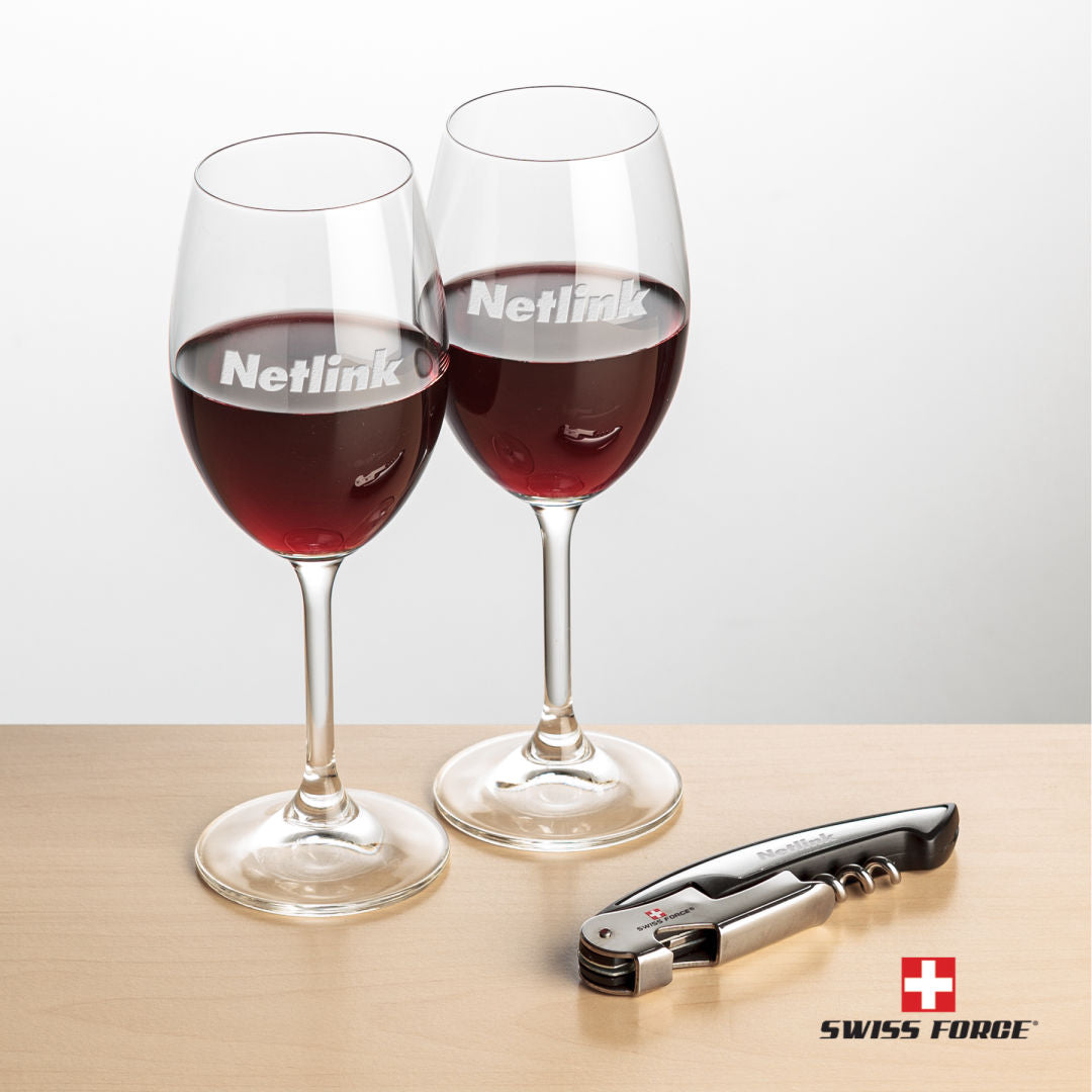 Swiss Force® Opener & 2 Naples Wine