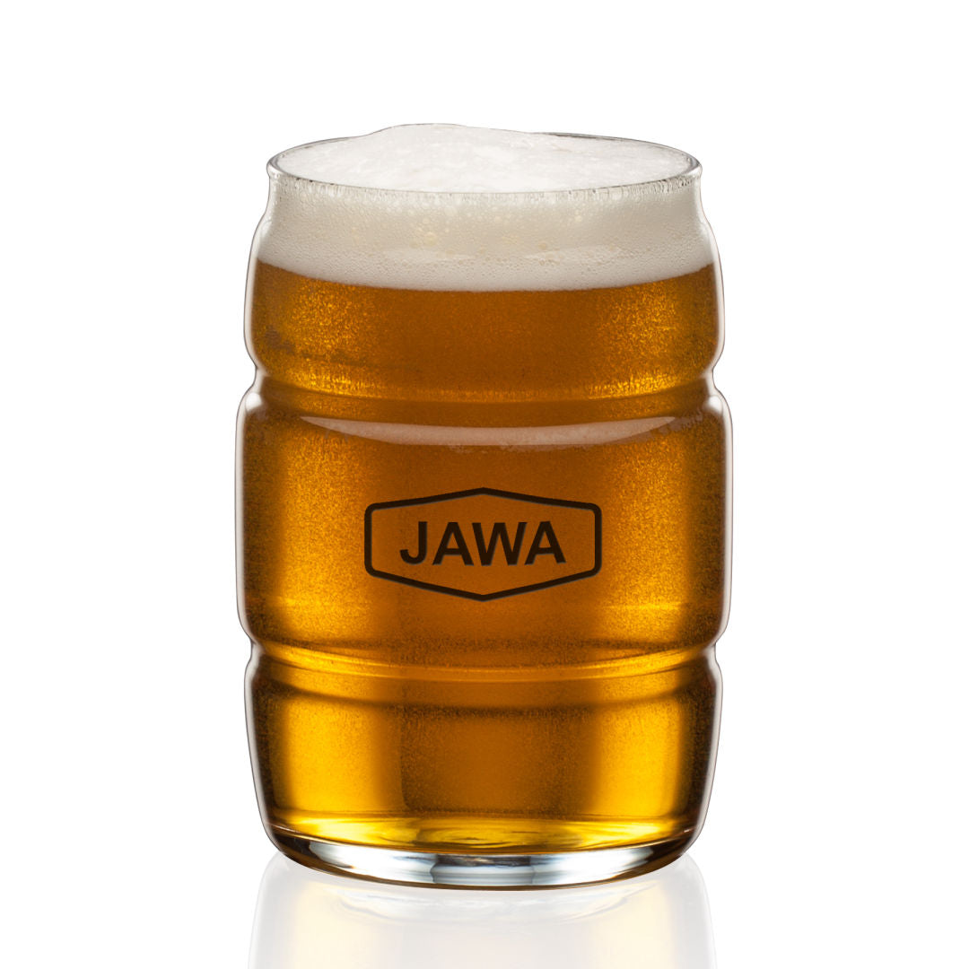 Barrel Beer Glass - Imprinted 16oz