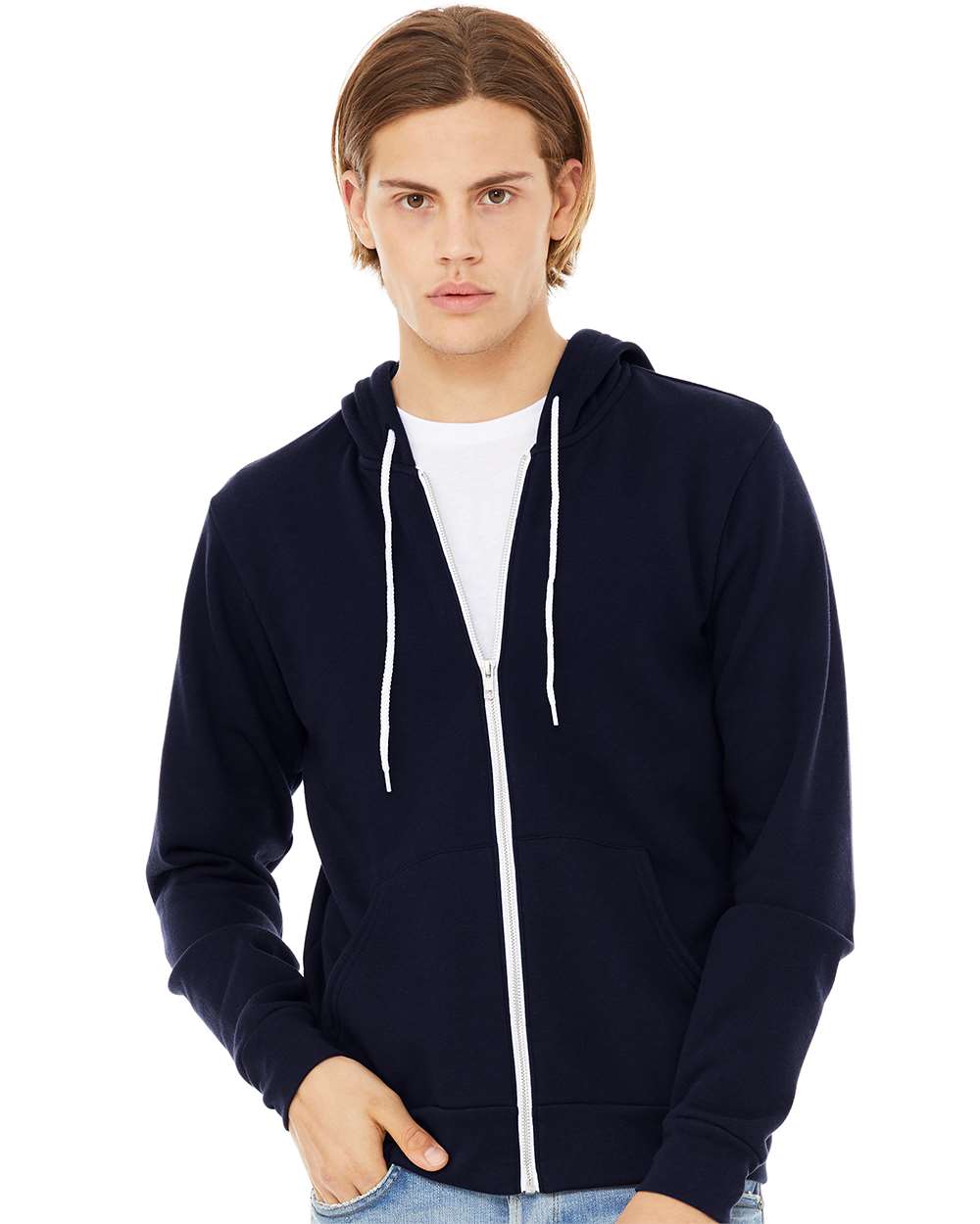 000035 Bella+Canvas® Unisex Sponge Fleece Full-Zip Hoodie