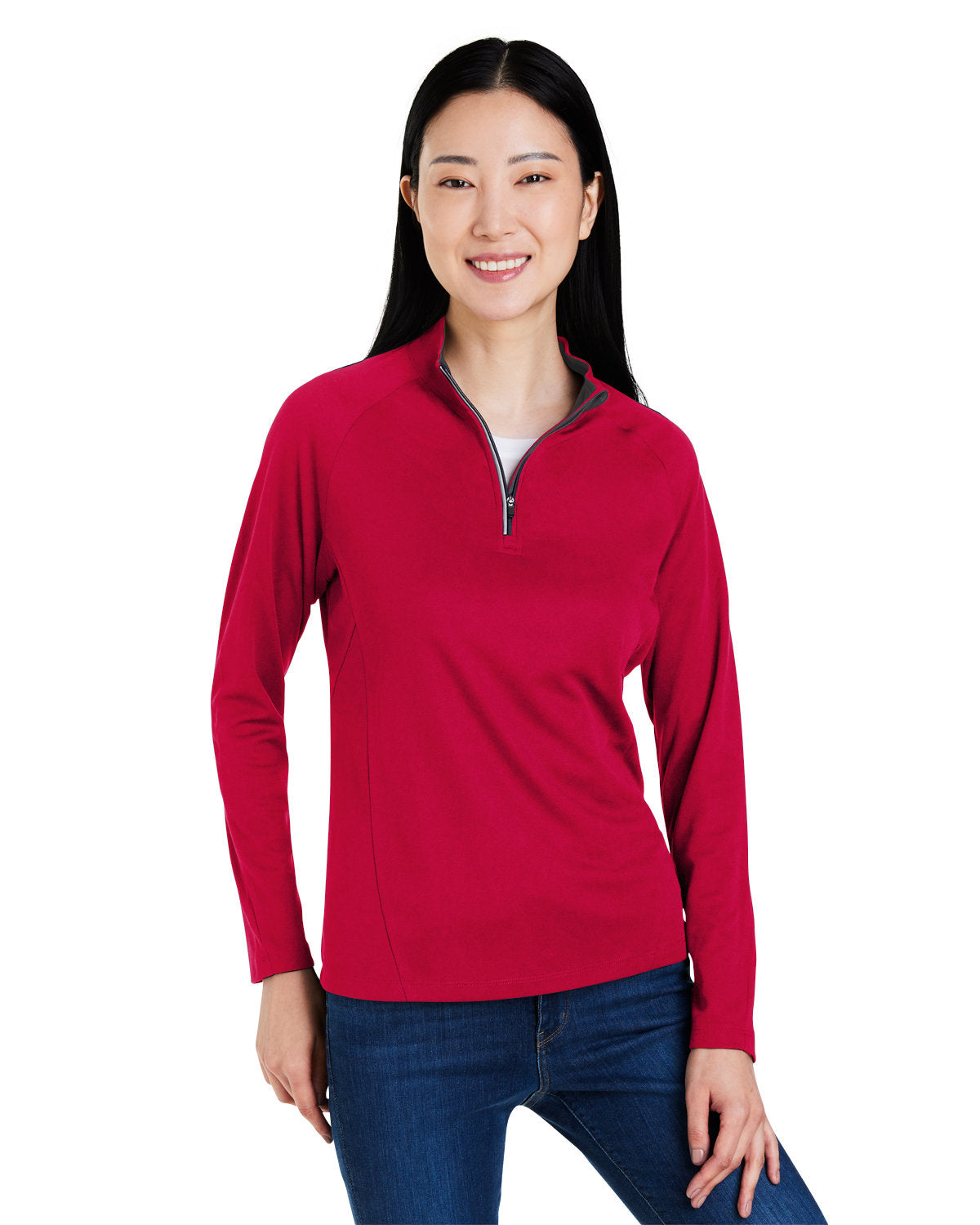 CORE 365 Ladies' Origin Performance Pique Quarter-Zip