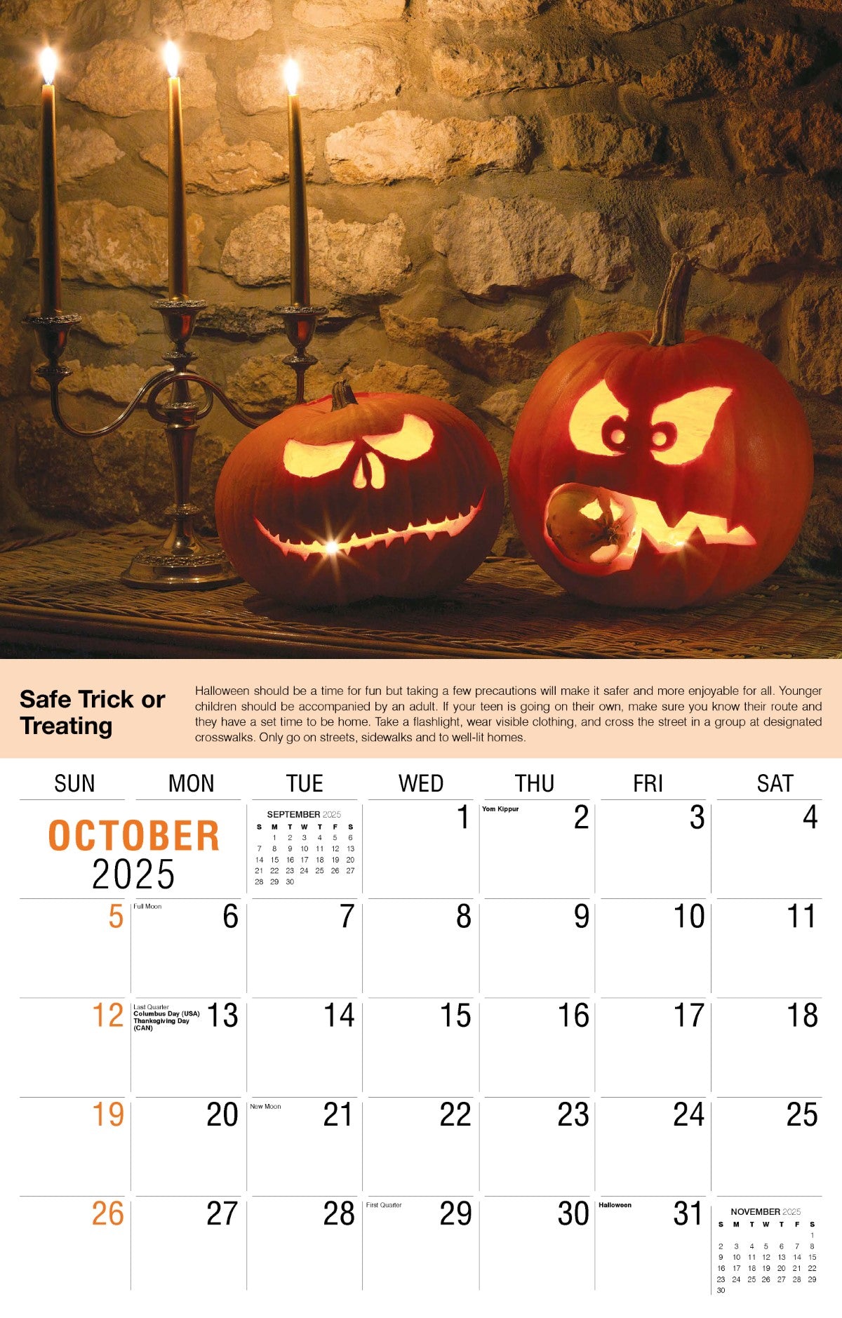 Galleria Wall Calendar 2025 Health Tips