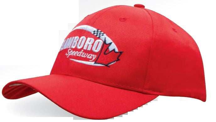 Breathable Poly Twill Cap w/Sublimated Waving Canadian Flag Underpeak