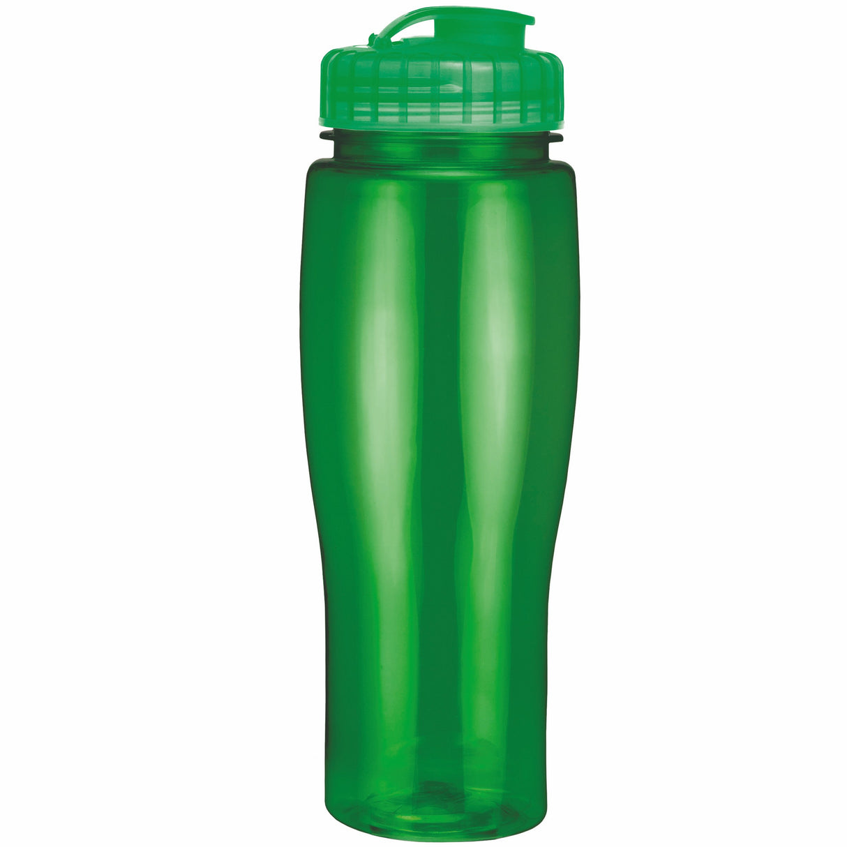 24 Oz. Contour Translucent Bottle w/ Flip Top Lid