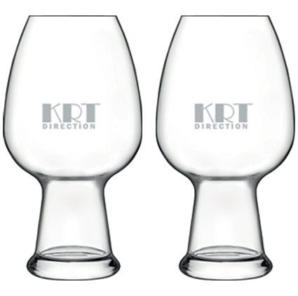 Birrateque Wheat/Weiss 26oz European crystal Set of 2 in retail gift box