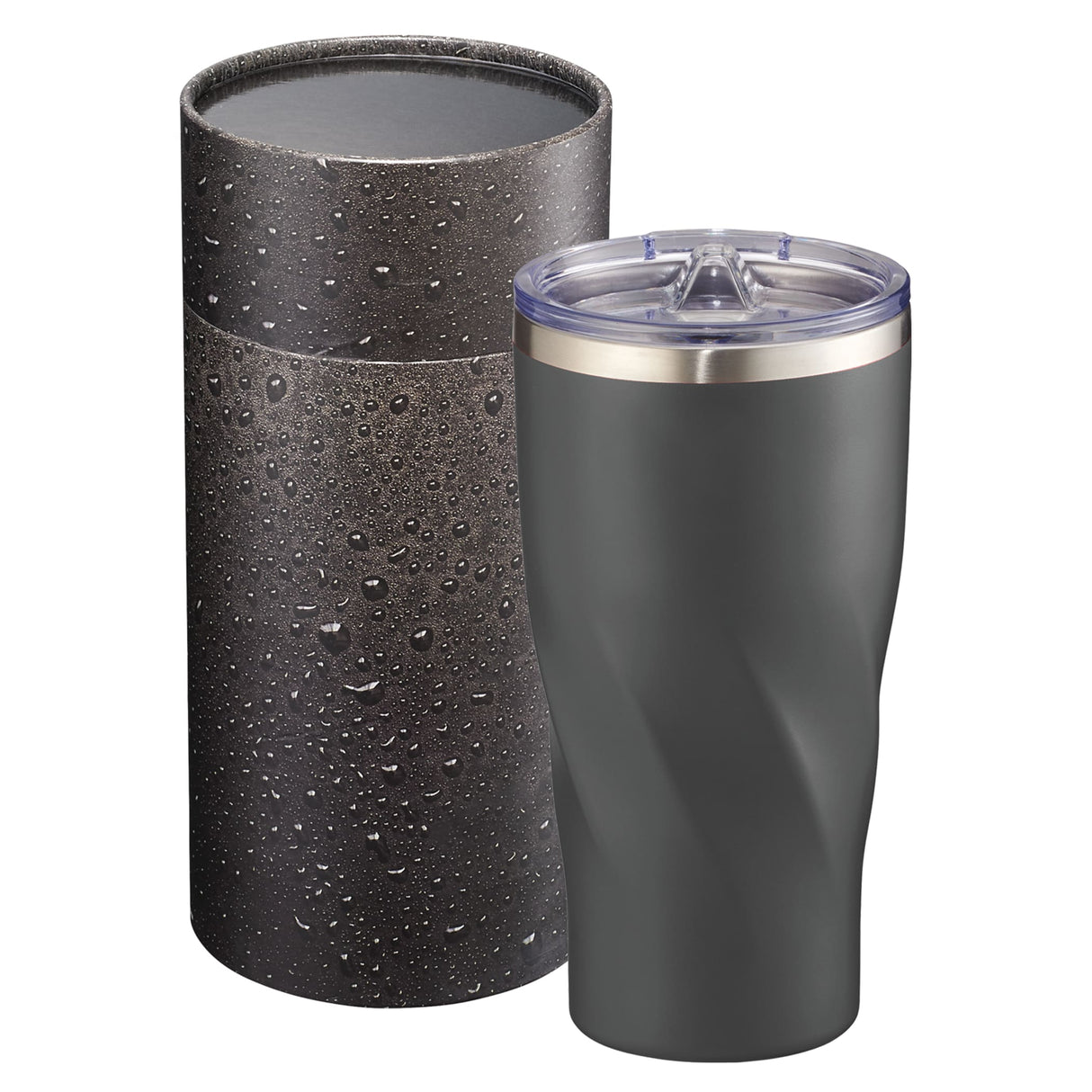 20 Oz. Hugo Copper Vac Powder Coating Tumbler w/Cylindrical Gift Box