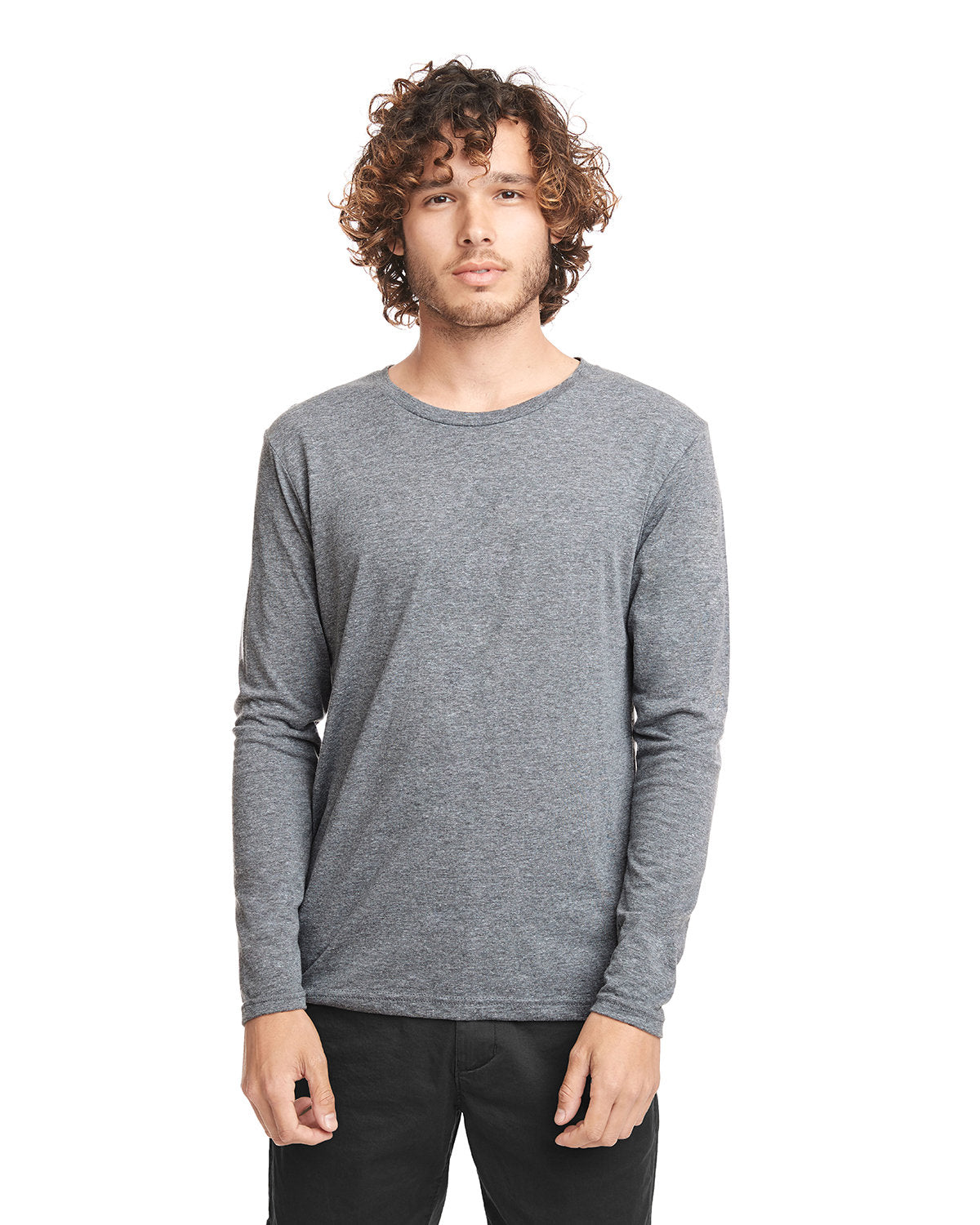 NEXT LEVEL APPAREL Men's Triblend Long-Sleeve Crew