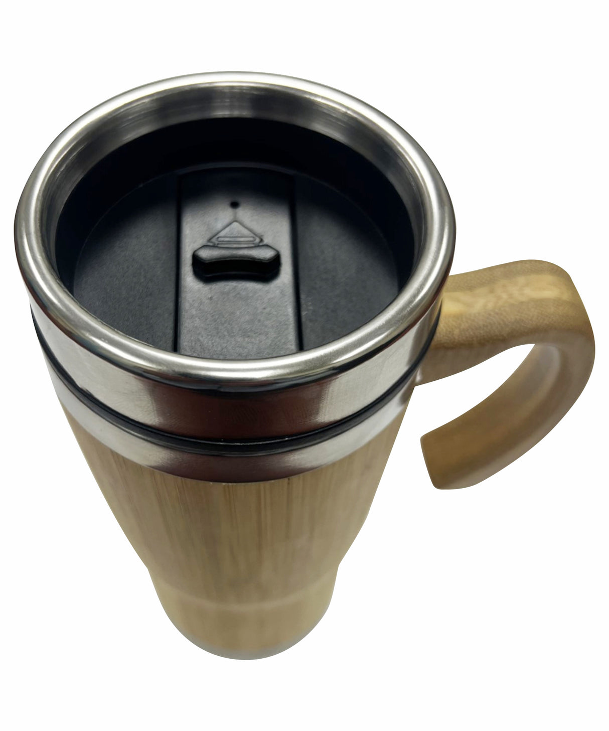 GALE 15 ounce Bamboo & Stainless Steel Tumbler with Handle (3-5 Days) NEW