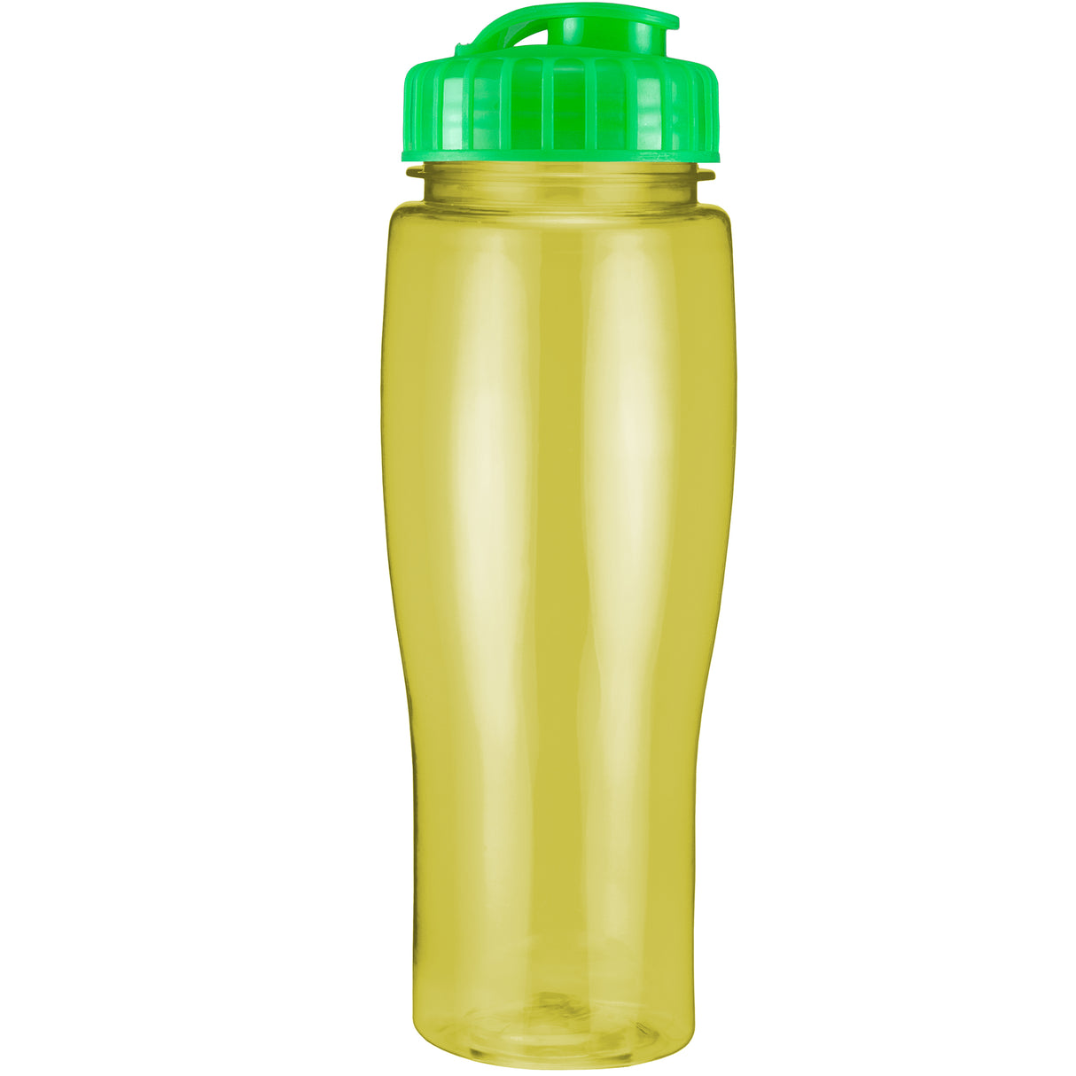 24 Oz. Contour Translucent Bottle w/ Flip Top Lid