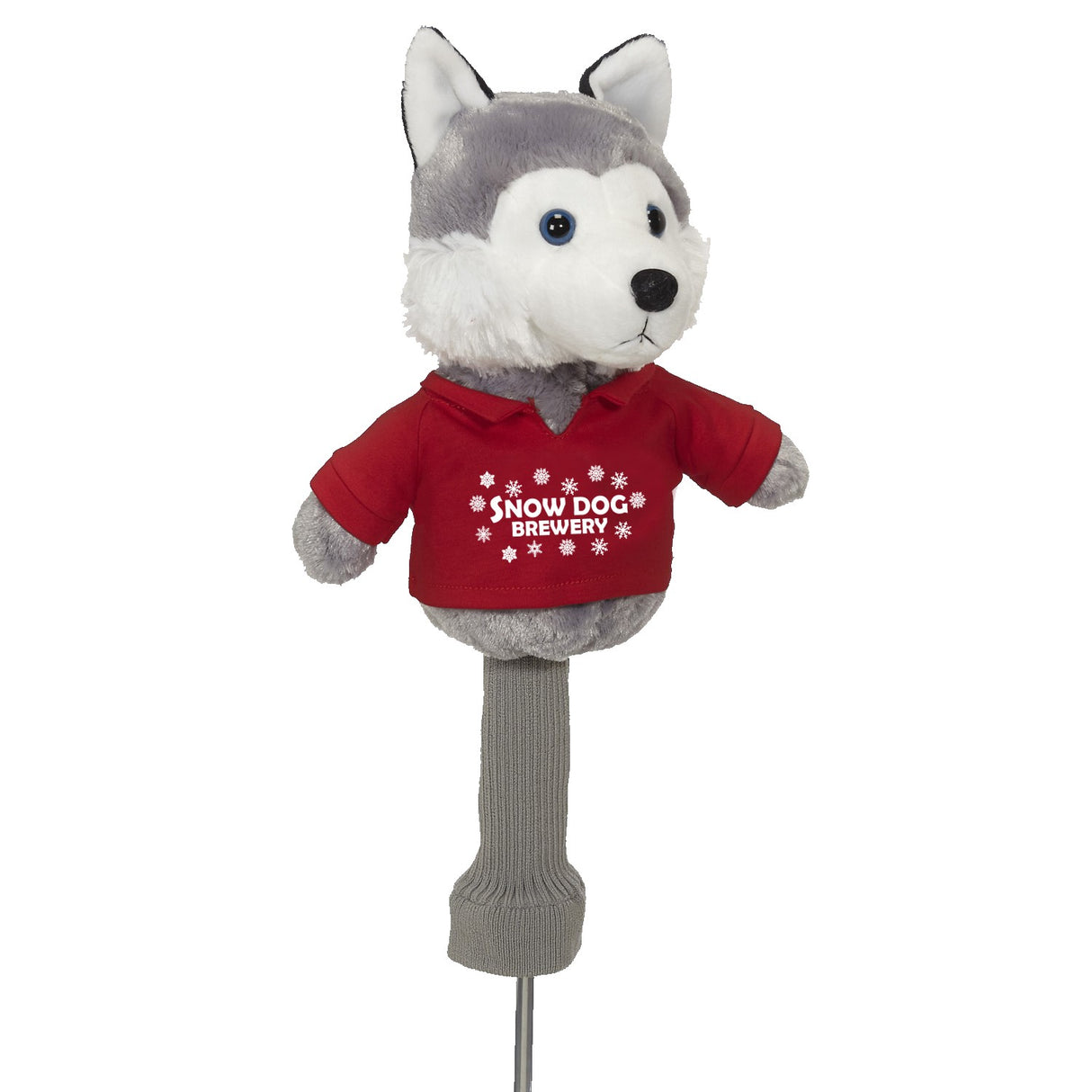 Cuddle Pals Head Cover "Hacker Husky" w/Golf Shirt